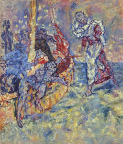 Jesus on the Sea of Galilee by Rene Morere